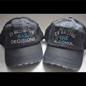 I’ll bring the alcohol bad decisions trucker hat